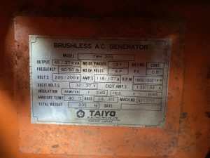 Máy Phát Điện Hino 45kvA